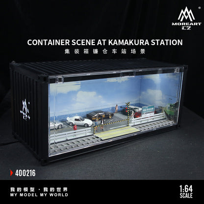 Mô hình diorama Container Station góc nghiêng