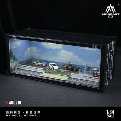 Mô hình diorama Container Station chi tiết container