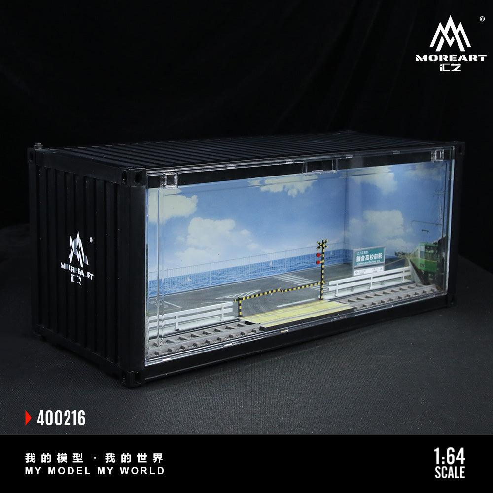 Mô hình diorama Container Station nhìn từ trên xuống