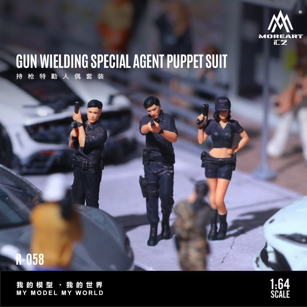 Mô hình diorama Special Agent góc tổng quan