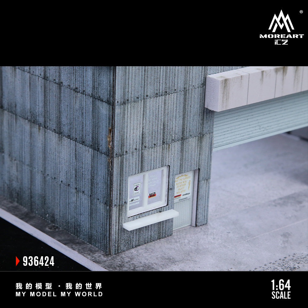 Mô hình diorama Factory Building C-Style chi tiết bên trong