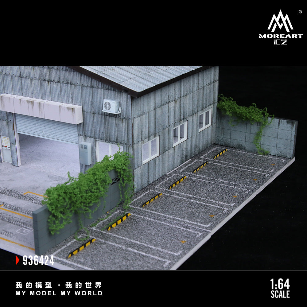 Mô hình diorama Factory Building C-Style nhìn từ trên xuống