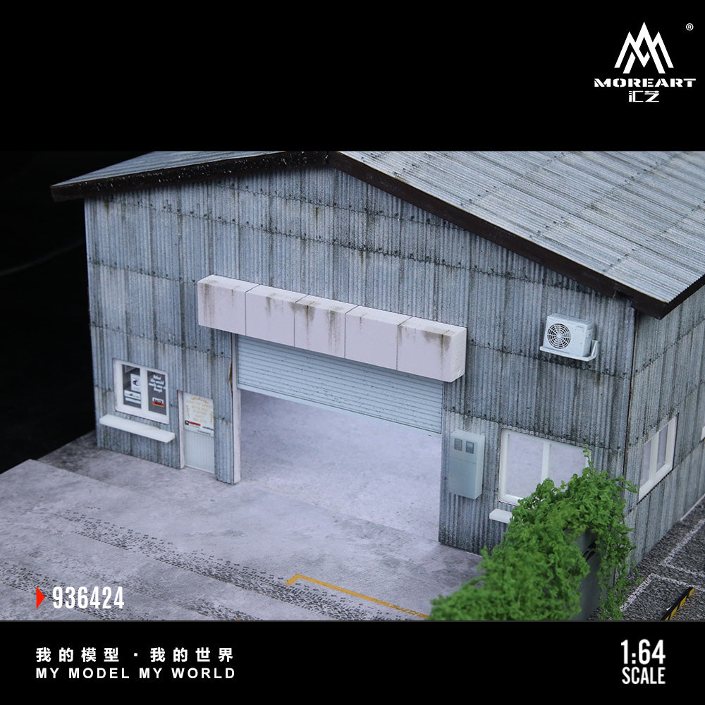 Mô hình diorama Factory Building C-Style cận cảnh