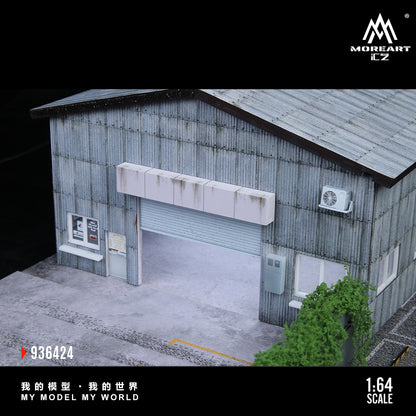 Mô hình diorama Factory Building C-Style cận cảnh