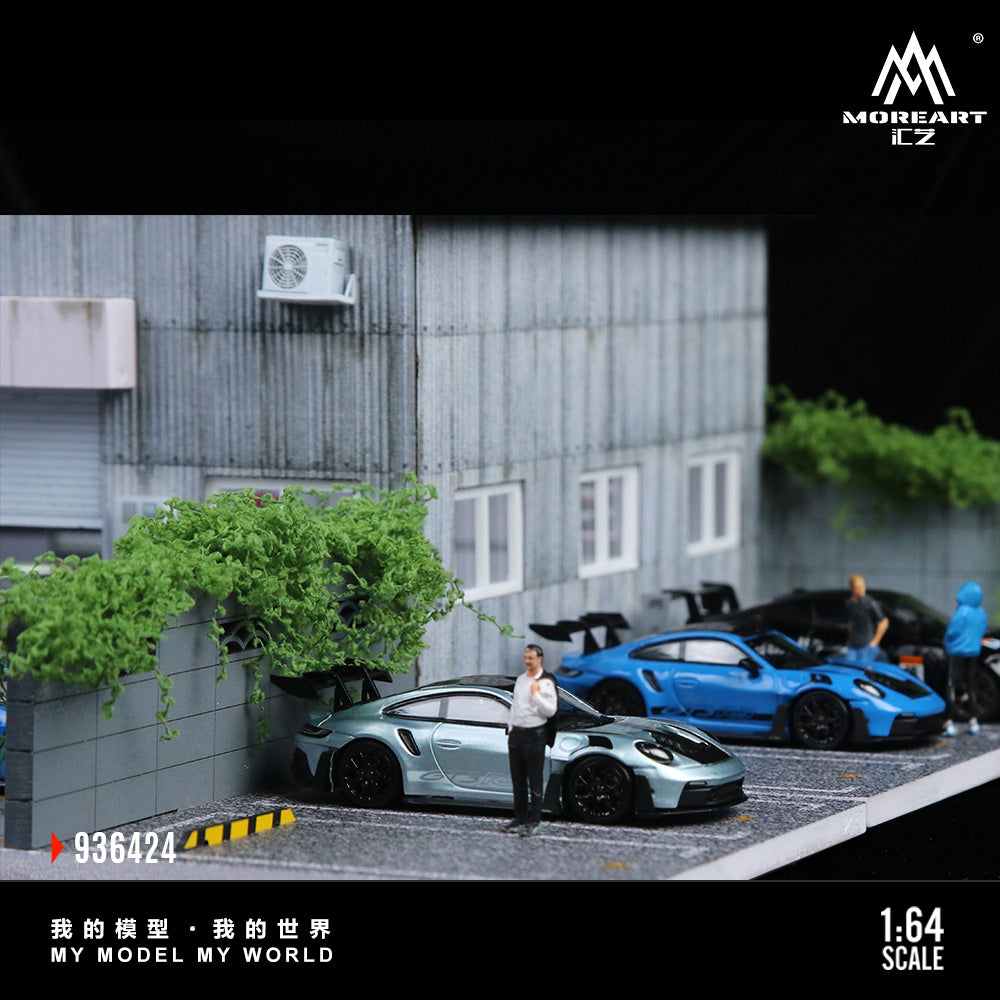 Mô hình diorama Factory Building C-Style với hộp đựng