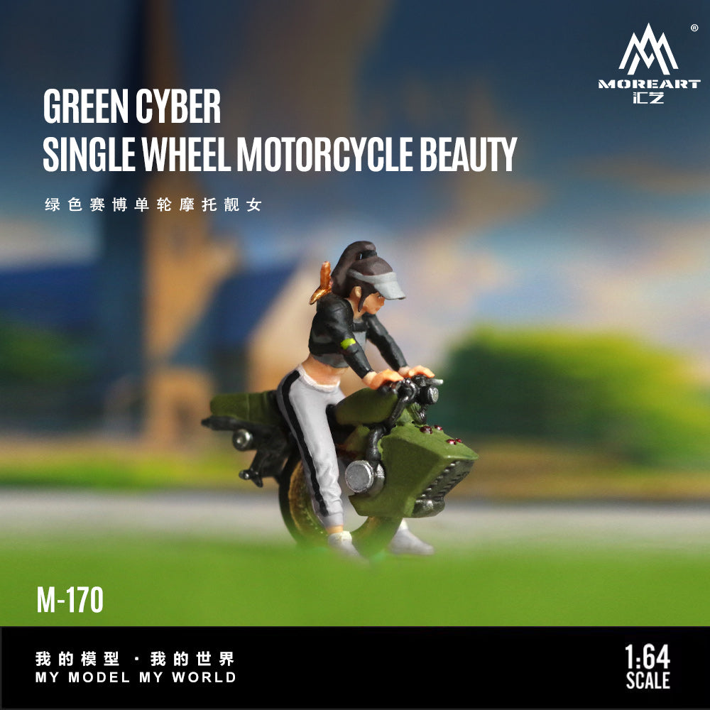 Góc nghiêng Diorama Green Cyber Unicycle