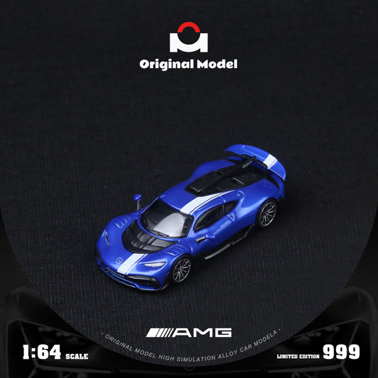 Mô hình xe AMG One Metallic Blue Original Model 1:64