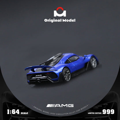 Vỏ hộp mô hình AMG One Metallic Blue