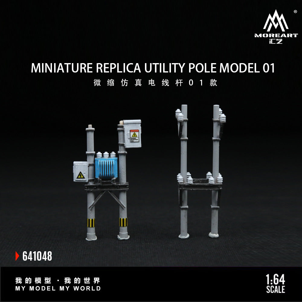 Mô hình Diorama Miniature Utility Pole MoreArt 1:64