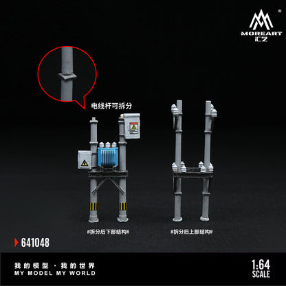 Vỏ hộp Diorama cột điện