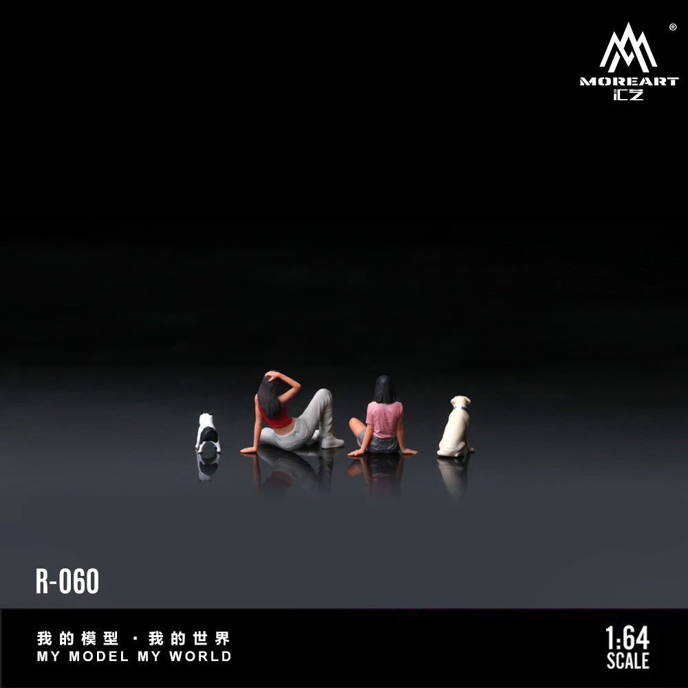 Góc nghiêng bộ búp bê diorama