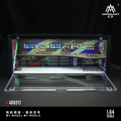 Các container được xếp chồng lên nhau