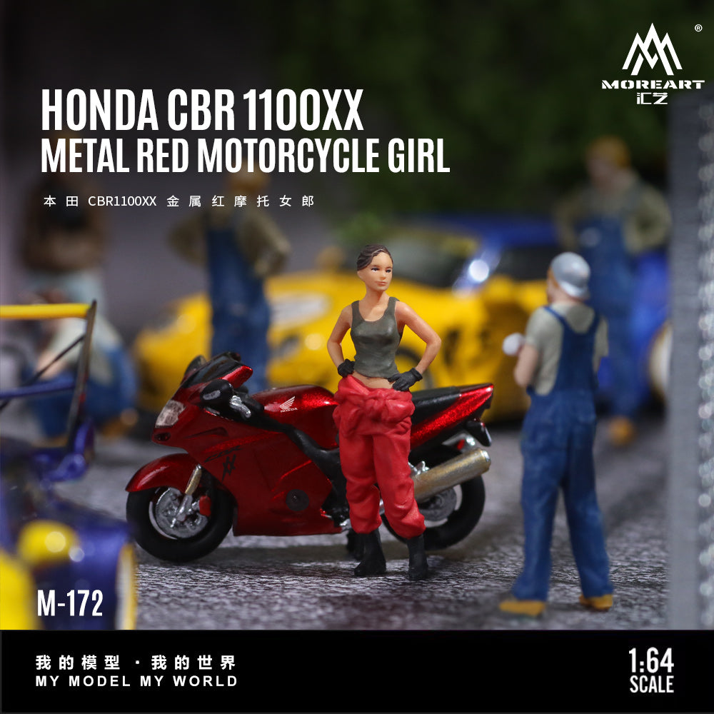 Chi tiết biker nữ và xe