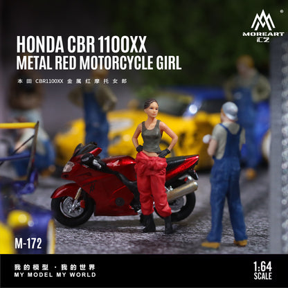 Chi tiết biker nữ và xe