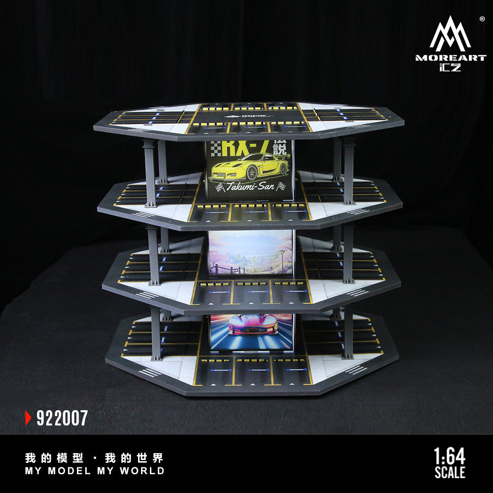 Góc nhìn từ trên xuống bãi đỗ xe