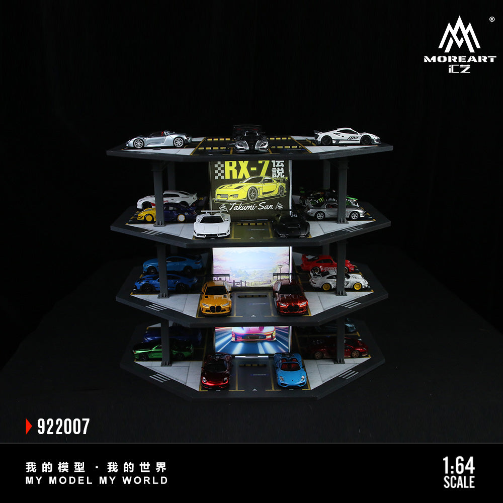 Góc nghiêng mô hình bãi đỗ xe