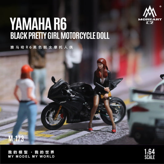 Mô hình Yamaha R6 nữ biker tỉ lệ 1:64