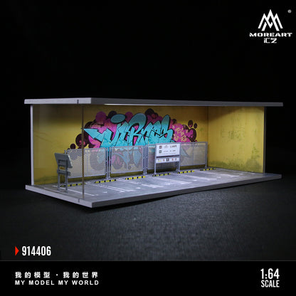 Diorama Cool Graffiti-Lighted Scene tổng thể