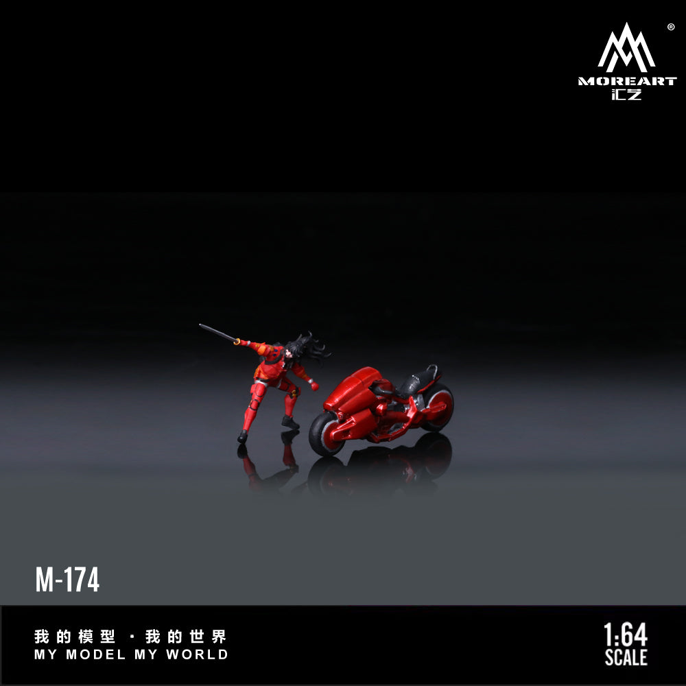 Chi tiết xe Red Cyber Swordsman Motorcycle