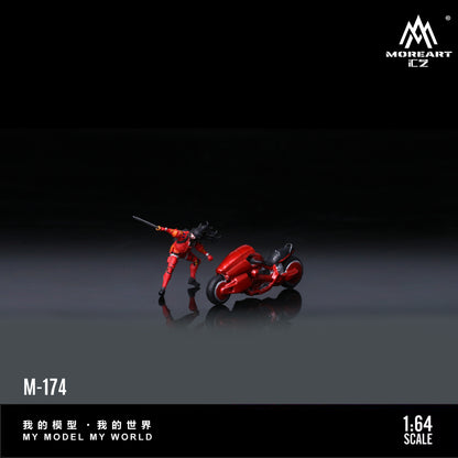 Chi tiết xe Red Cyber Swordsman Motorcycle