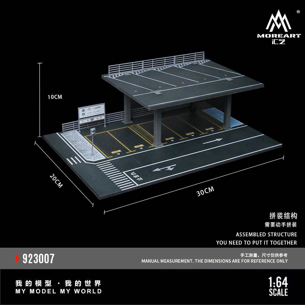 Diorama A-Steel Frame Structure Platform góc trước