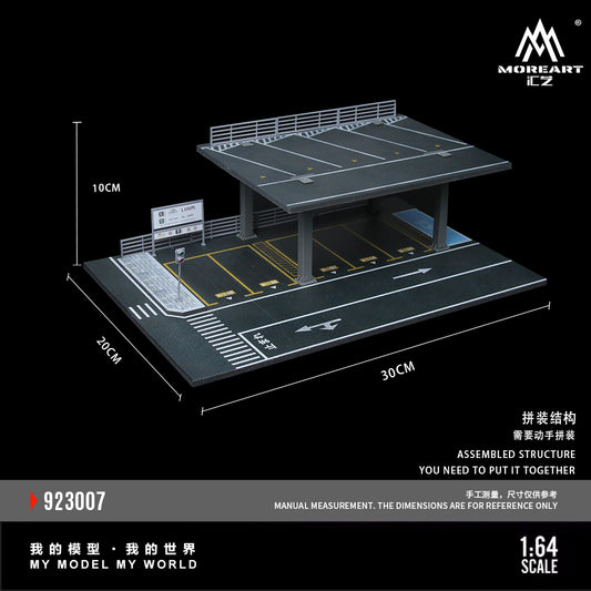 Diorama A-Steel Frame Structure Platform góc trước