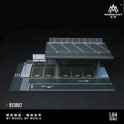 Diorama A-Steel Frame Structure Platform góc nghiêng