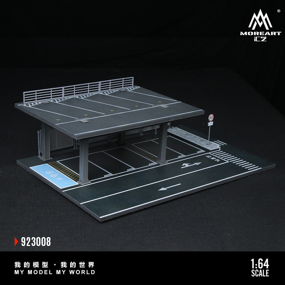 Diorama B-Steel Frame Structure Platform góc trước