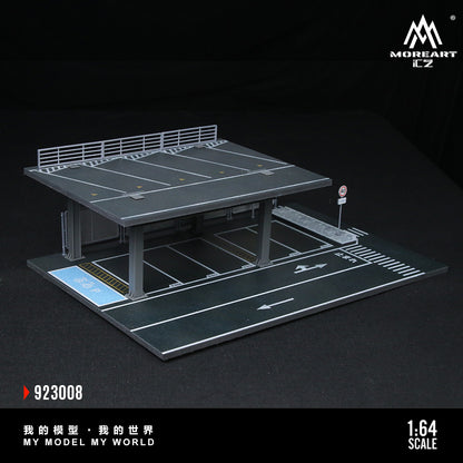 Diorama B-Steel Frame Structure Platform góc trước