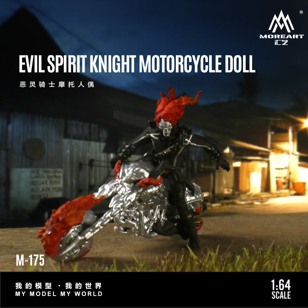 Diorama Ghost Rider Motorcycle góc trước