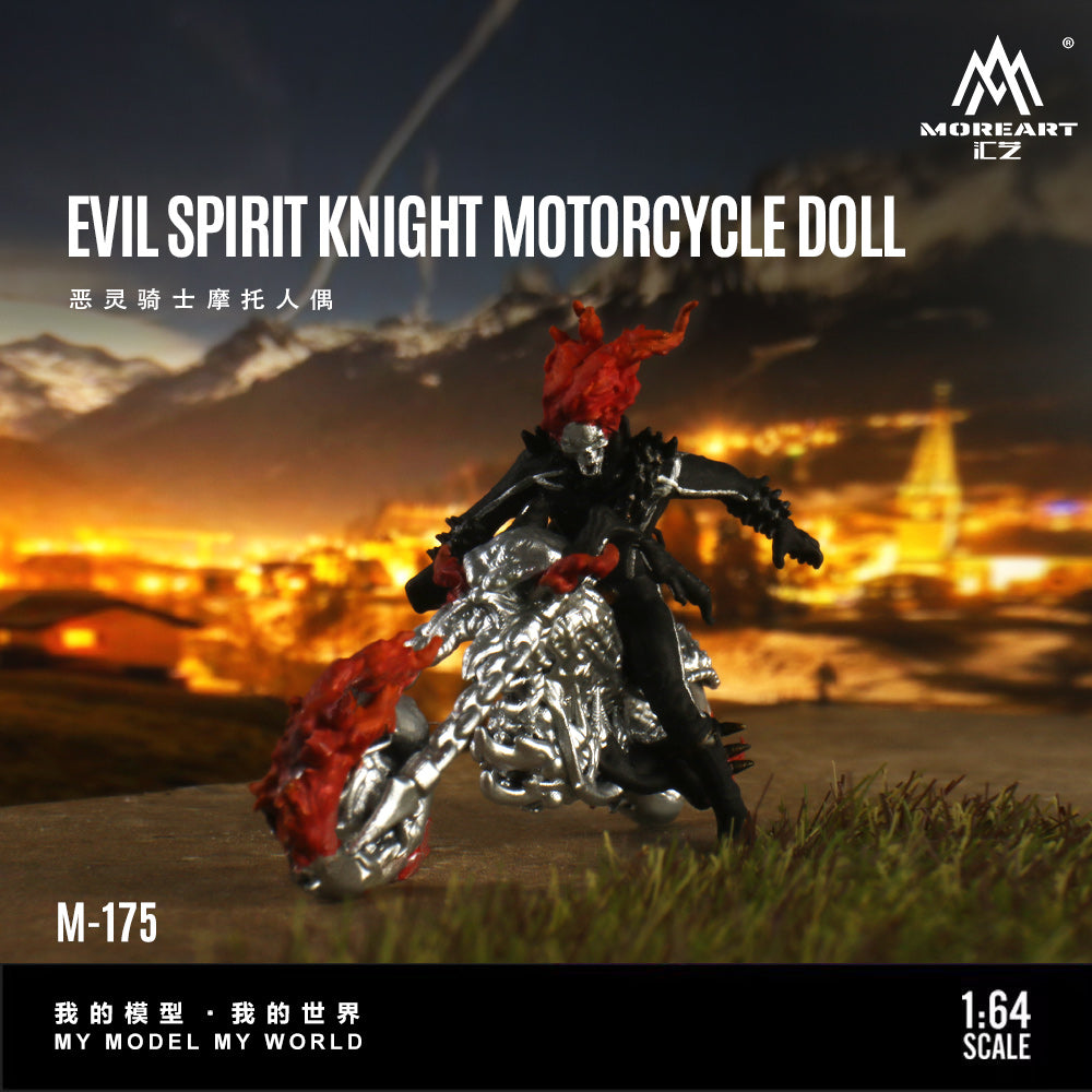 Diorama Ghost Rider Motorcycle góc nghiêng