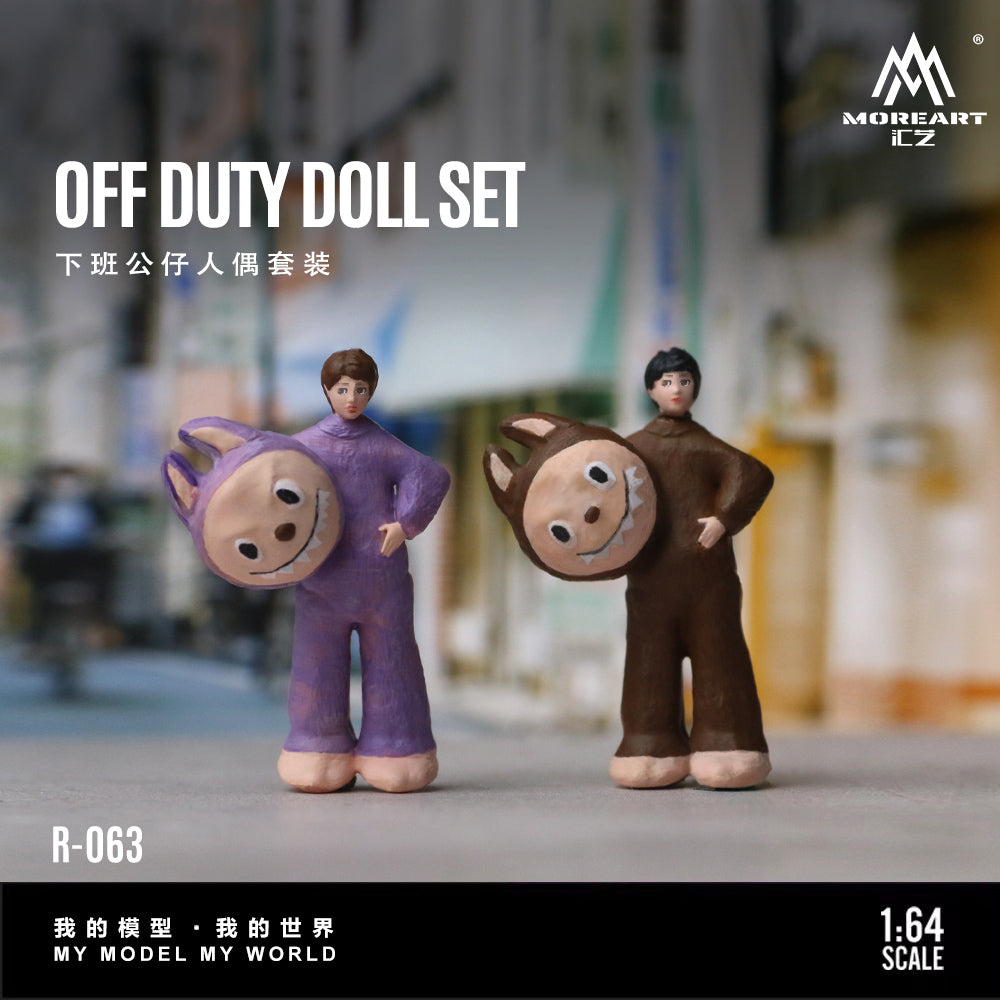 Mô hình diorama búp bê sau giờ làm tỉ lệ 1:64