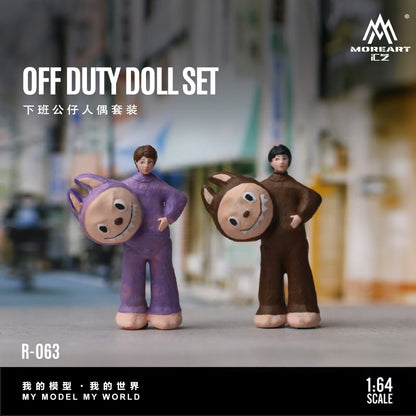 Mô hình diorama búp bê sau giờ làm tỉ lệ 1:64