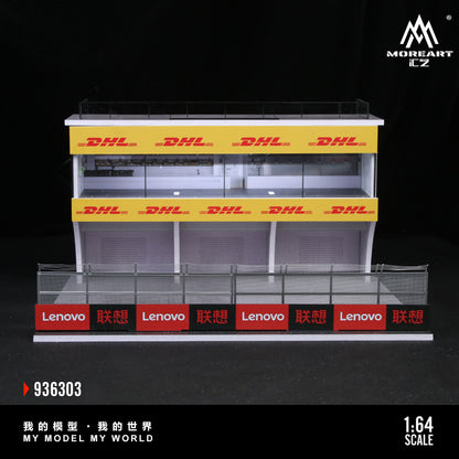 Toàn cảnh diorama phòng đua Porsche