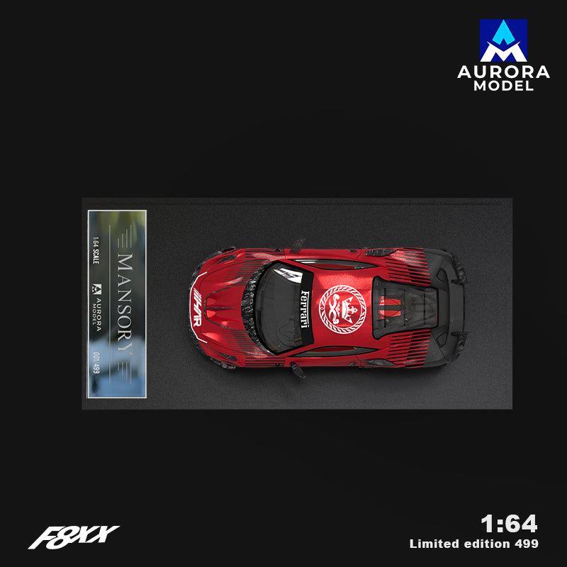 Góc trước xe AURORA MODEL Maserati F8XX tỉ lệ 1:64