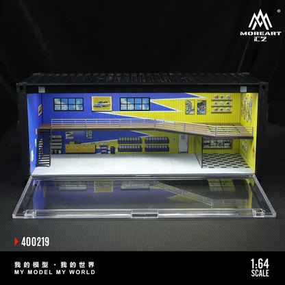 Toàn cảnh diorama xưởng sửa chữa container