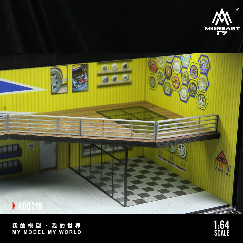 Diorama xưởng sửa chữa container