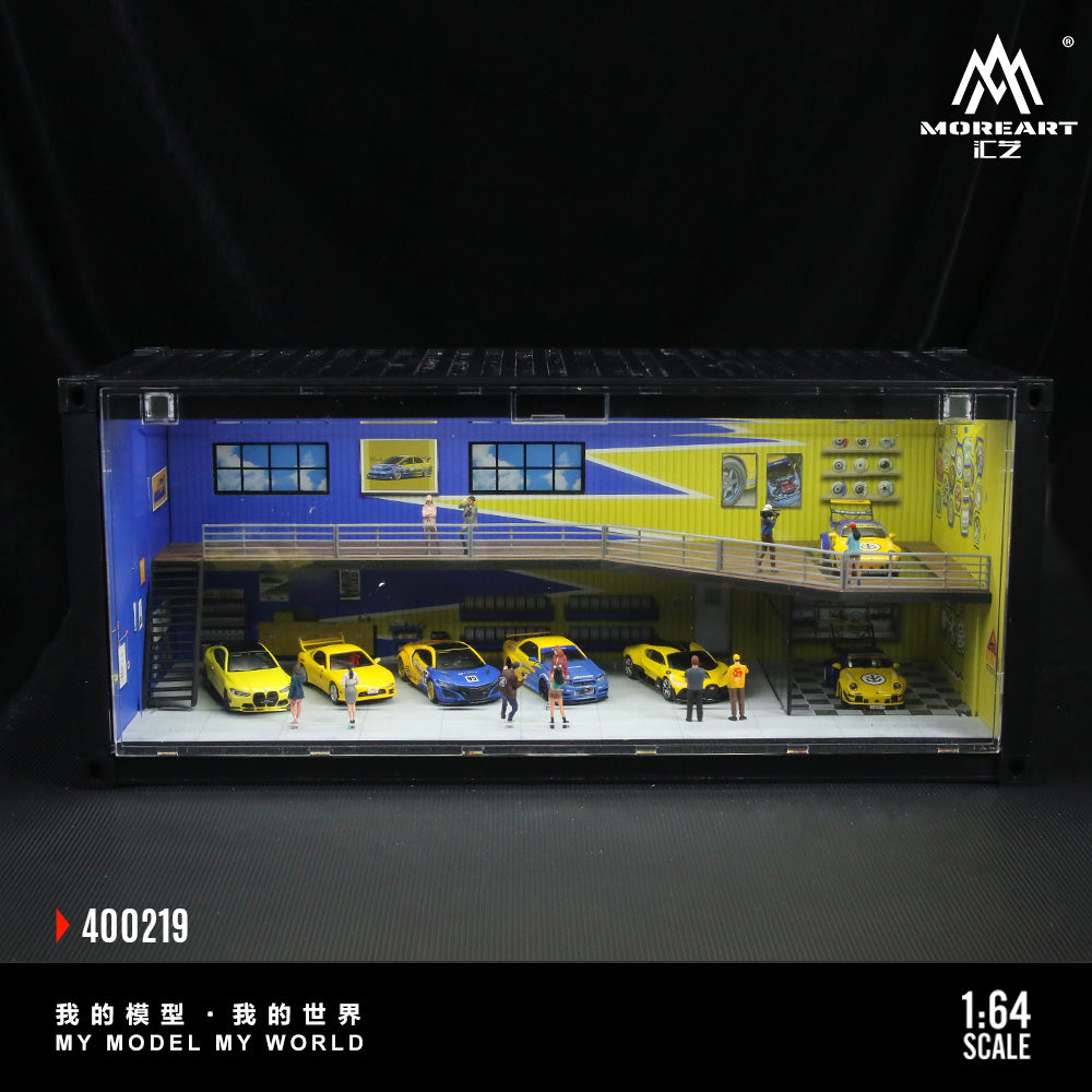 Mặt trước diorama xưởng container