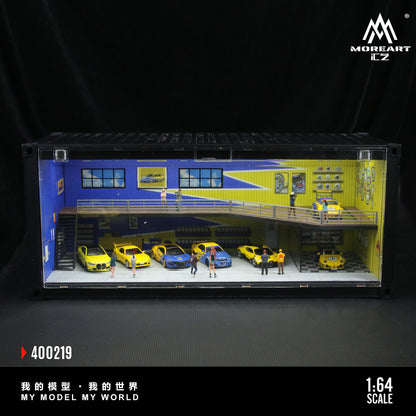 Mặt trước diorama xưởng container