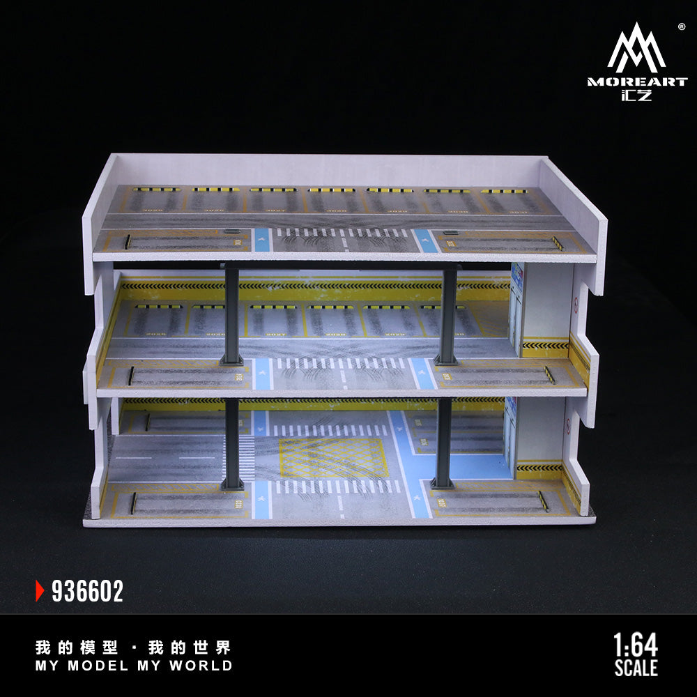 Bãi đỗ xe với nhiều chi tiết nhỏ