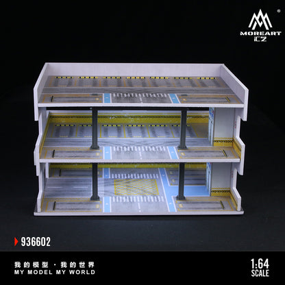 Bãi đỗ xe với nhiều chi tiết nhỏ