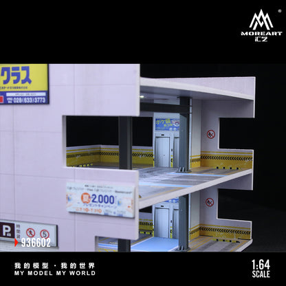 Mặt trước diorama bãi đỗ xe