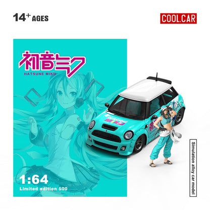 Góc trước xe BMW Mini-Hatsune Miku Doll