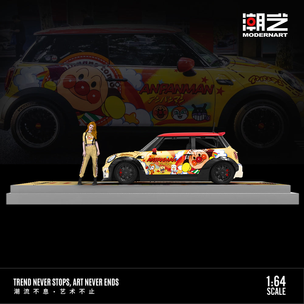 BMW MINI Anpanman Doll Edition và búp bê Anpanman