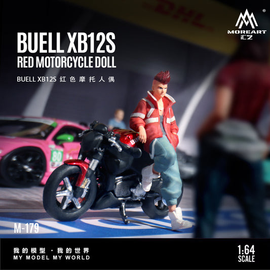 Góc trước mô hình Buell XB12S Red Motorcycle
