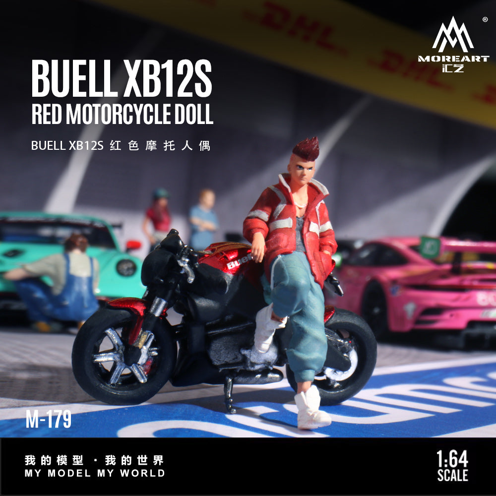 Góc nghiêng xe Buell XB12S Red Motorcycle