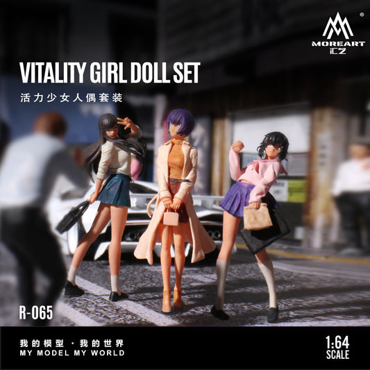 Toàn cảnh diorama Vibrant Girl Doll Set