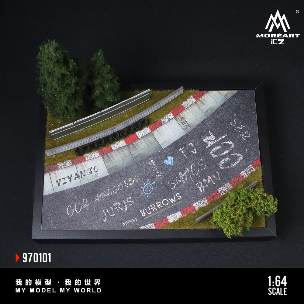 Biển báo diorama Nürburgring Track Model