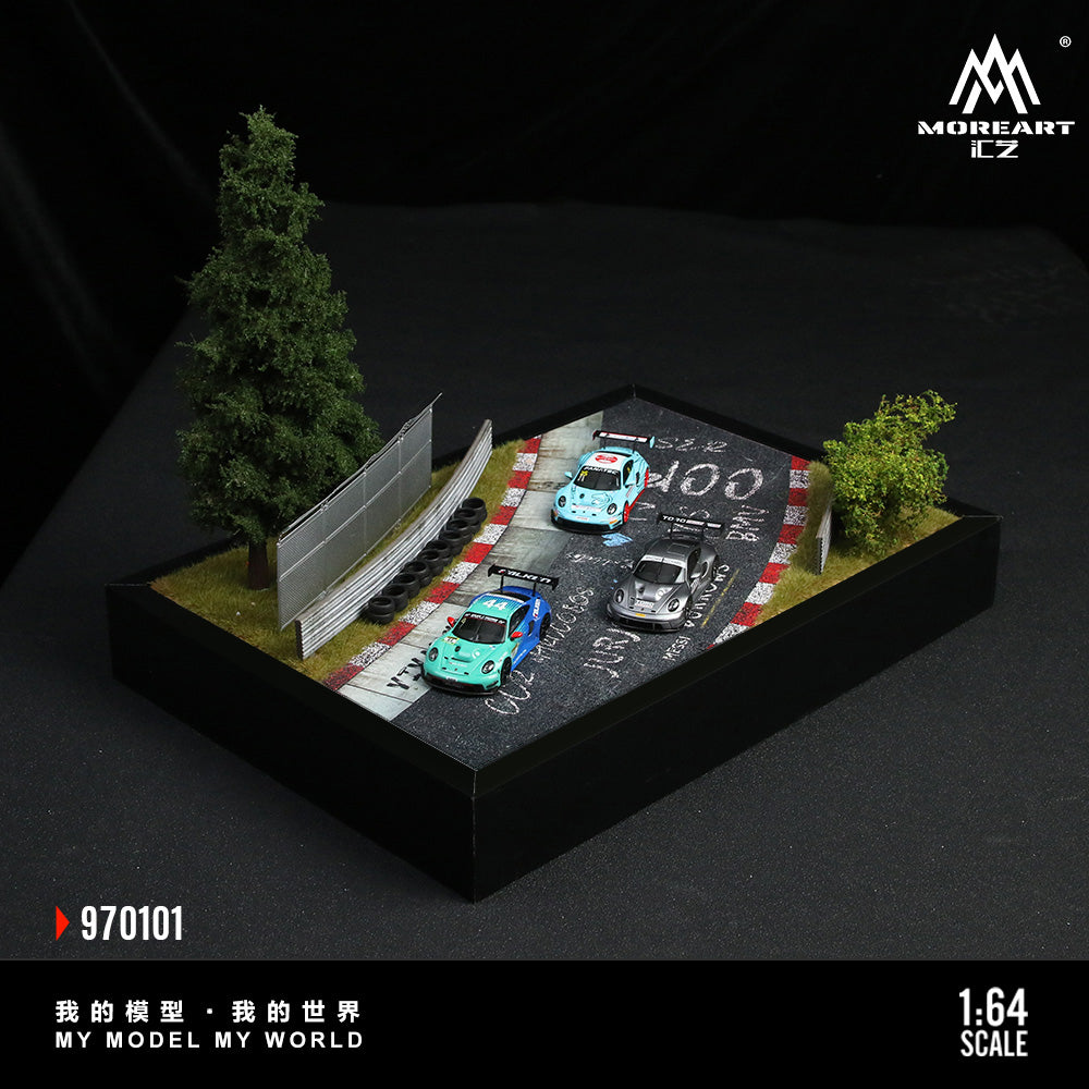 Cây xanh diorama Nürburgring Track Model