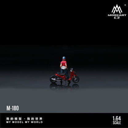 Tổng quan diorama Zuma Red Motorcycle Figure